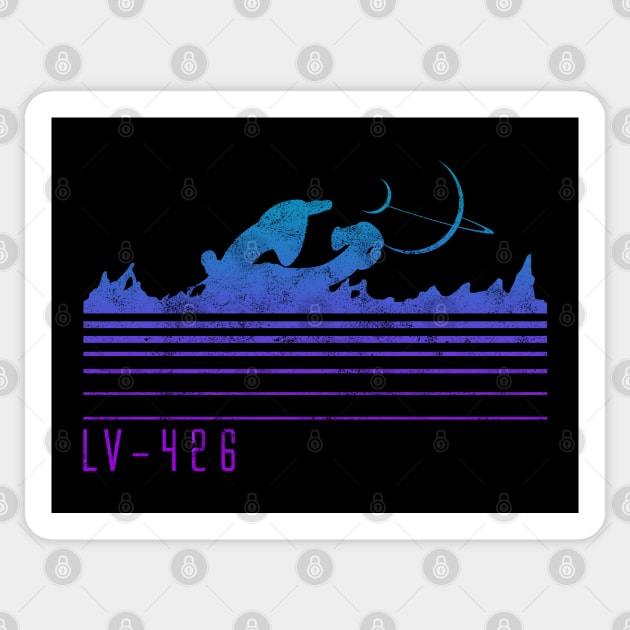 LV-426 Horizon Sticker by CCDesign